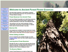 Tablet Screenshot of ancientforestessences.com